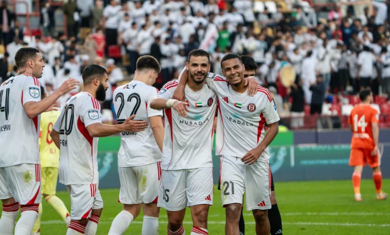 الجزيرة ضد عجمان- المصدر: حساب رابطة المحترفين الإماراتية