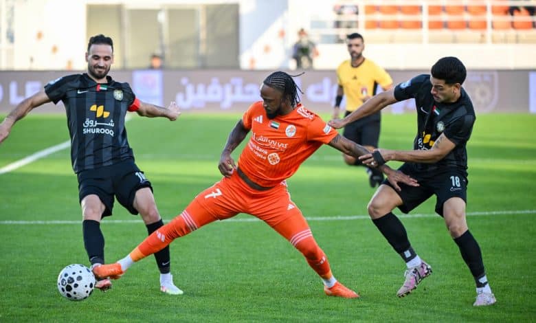 عجمان ضد كلباء - المصدر: حساب رابطة المحترفين الإماراتية