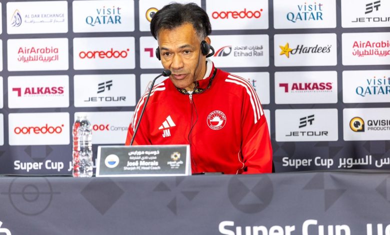 خوسيه مورايس مدرب الشارقة- المصدر: حساب رابطة المحترفين الإماراتية