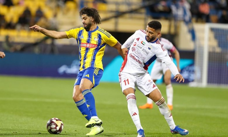 الشارقة ضد الغرافة- المصدر: حساب رابطة المحترفين الإماراتية