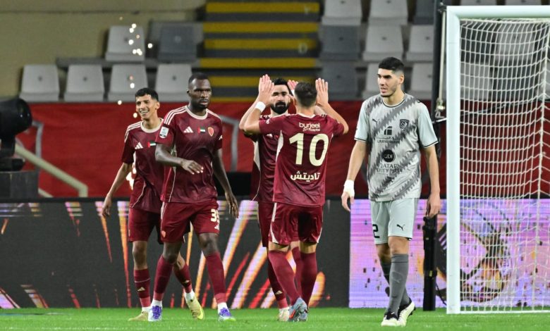 الوحدة ضد الدحيل- المصدر: حساب رابطة المحترفين الإماراتية