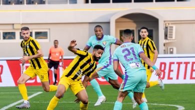 سفيان رحيمي لاعب العين- المصدر: حساب رابطة المحترفين الإماراتية