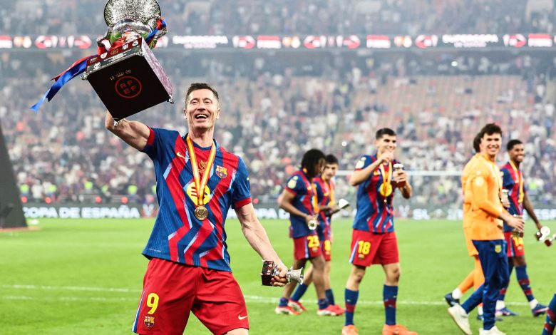 روبرت ليفاندوفسكي - برشلونة - المصدر (Getty images)