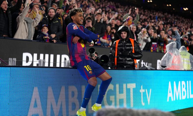 لامين يامال لاعب برشلونة.. المصدر (Getty images)