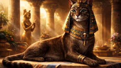 قط فرعوني - المصدر: ChatGPT