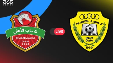 شباب الأهلي ضد الوصل