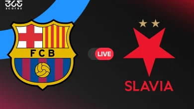 مباشر مباراة برشلونة ضد سلافيا براج