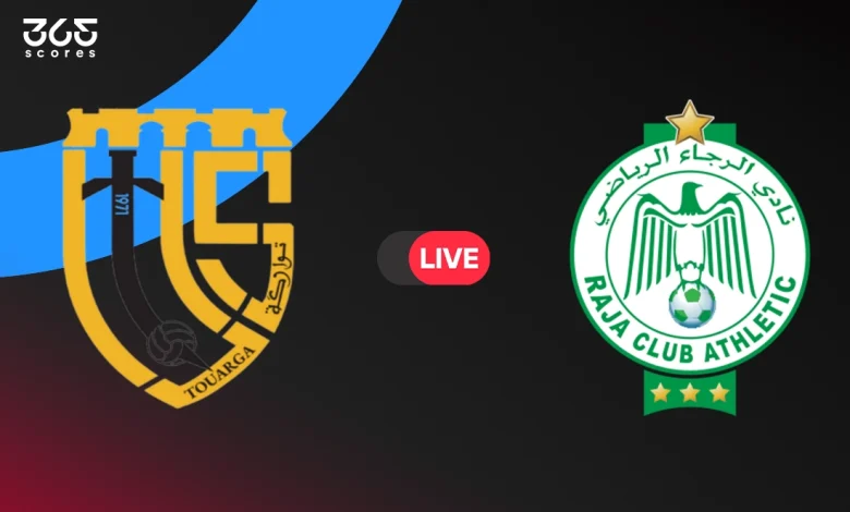 الرجاء ضد اتحاد تواركة في الدوري المغربي