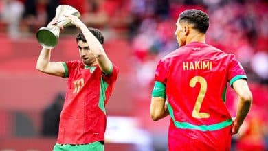 إبراهيم دياز - أشرف حكيمي - منتخب المغرب (تصوير: عمر الناصيري)