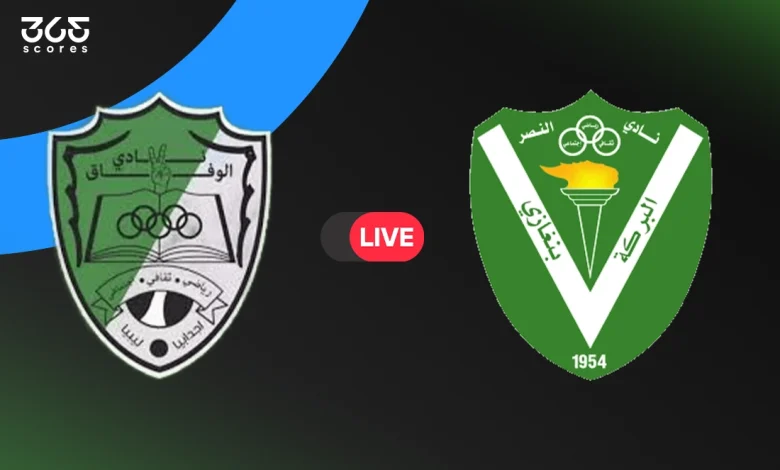 النصر ضد وفاق أجدابيا