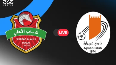 شباب الأهلي ضد عجمان