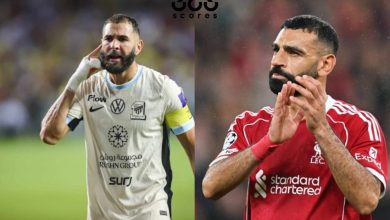 محمد صلاح - كريم بنزيما - (المصدرgettyimages)