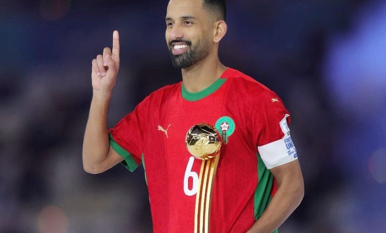 محمد ربيع حريمات - منتخب المغرب (تصوير عمر الناصري)