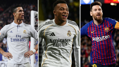 ليونيل ميسي - كيليان مبابي - كريستيانو رونالدو