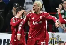 تشكيل ليفربول ضد نوتنجهام فورست بالجولة 27 في الدوري الإنجليزي 2025-26