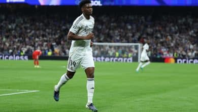 أوريلين تشواميني - ريال مدريد ضد بنفيكا (المصدر: Getty images)