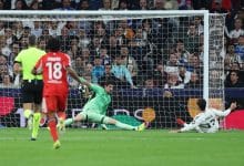 تيبو كورتوا - ريال مدريد ضد بنفيكا (المصدر: Getty images)