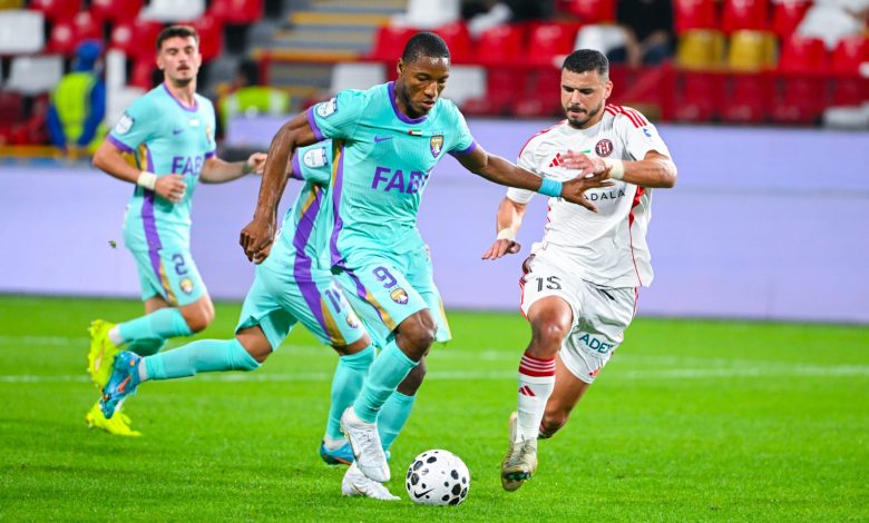 العين ضد الجزيرة- المصدر: حساب رابطة المحترفين الإماراتية