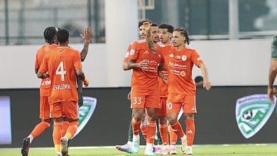 عجمان ضد خورفكان- المصدر: حساب رابطة المحترفين الإماراتية