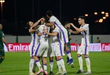 العين ضد خورفكان- المصدر: حساب رابطة المحترفين الإماراتية