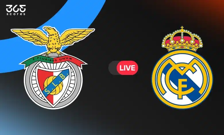 مباراة ريال مدريد ضد بنفيكا