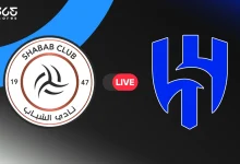 الهلال ضد الشباب