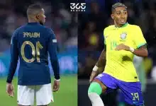 موعد مباراة البرازيل ضد فرنسا وديا والقنوات الناقلة