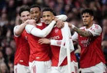 هينكابي - ويليام ساليبا - جابرييل - ديكلان رايس - أرسنال - المصدر (Getty images)