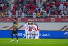 الشارقة ضد دبا الفجيرة -المصدر: حساب رابطة المحترفين الإماراتية