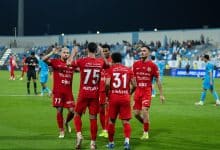 شباب الأهلي ضد دبا -المصدر: حساب رابطة المحترفين الإماراتية