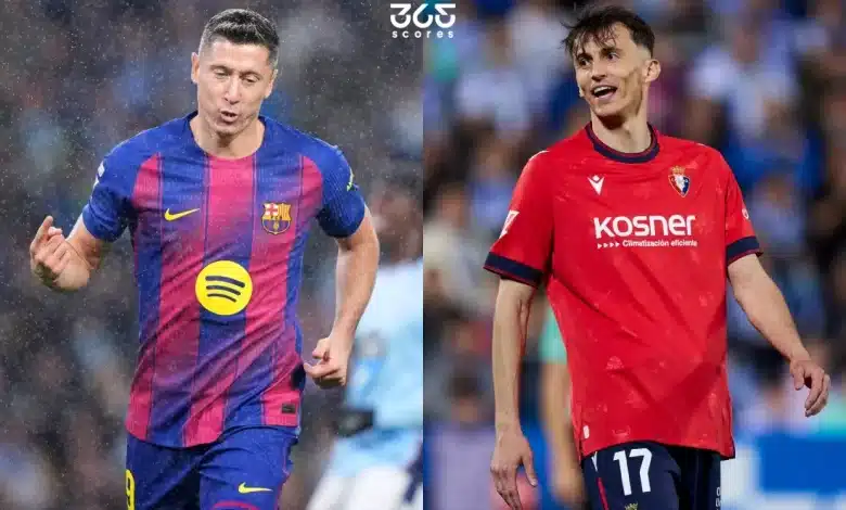 موعد مباراة برشلونة ضد أوساسونا بالجولة 34 في الدوري الإسباني