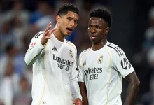 فينيسيوس جونيور - جود بيلينجهام - ريال مدريد ضد بايرن ميونخ (المصدر:Gettyimages)