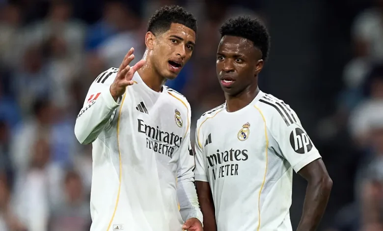 فينيسيوس جونيور - جود بيلينجهام - ريال مدريد ضد بايرن ميونخ (المصدر:Gettyimages)