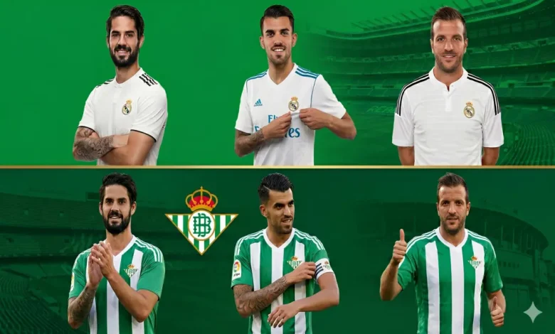 لاعبون ارتدوا قميص ريال مدريد وريال بيتيس - المصدر: gemini