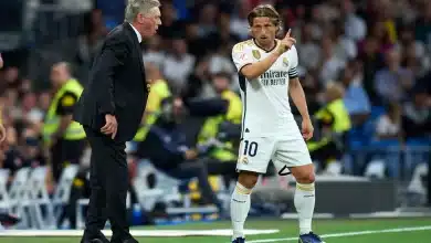 لوكا مودريتش - كارلو أنشيلوتي - المصدر (Getty images)