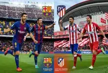 لاعبون ارتدوا قميص برشلونة وأتلتيكو مدريد - المصدر: Gemini
