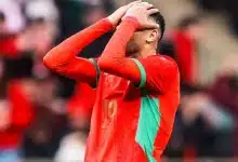 يوسف النصيري - منتخب المغرب (تصوير عمر الناصري)