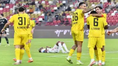 لقطات من احتفال الوصل- المصدر: حساب رابطة المحترفين