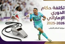 ميزانية حكام الدوري الإماراتي