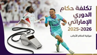 ميزانية حكام الدوري الإماراتي