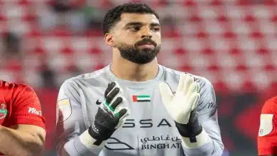 حمد المقبالي حارس شباب الأهلي - المصدر: الحساب الرسمي لنادي شباب الأهلي