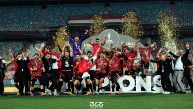 تتويج اتحاد العاصمة بكأس الكونفدرالية - تصوير: مصطفى الشحات