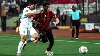 عبد الله السعيد في مباراة الزمالك ضد اتحاد العاصمة - تصوير: مصطفى الشحات
