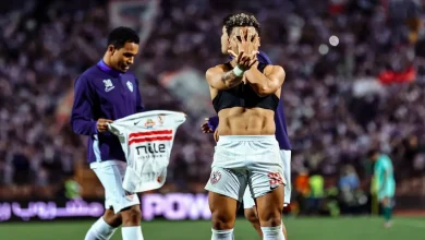 احتفال خوان بيزيرا بأحد أهدافه مع الزمالك