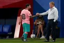 رونالد كومان - مدرب برشلونة الأسبق.. المصدر (Getty images)