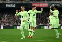 لامين يامال - فيران توريس - بيدري جونزاليس - برشلونة - المصدر (Getty images)