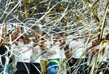 فرحة لاعبي الزمالك بالدوري