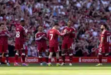 محمد صلاح في مباراته الأخيرة مع ليفربول