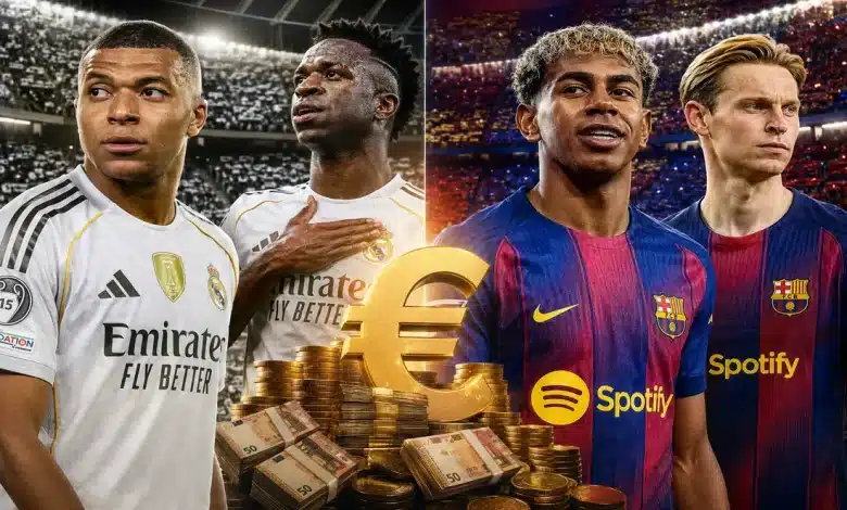 ريال مدريد وبرشلونة
