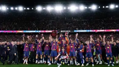 برشلونة يتوج بالليجا